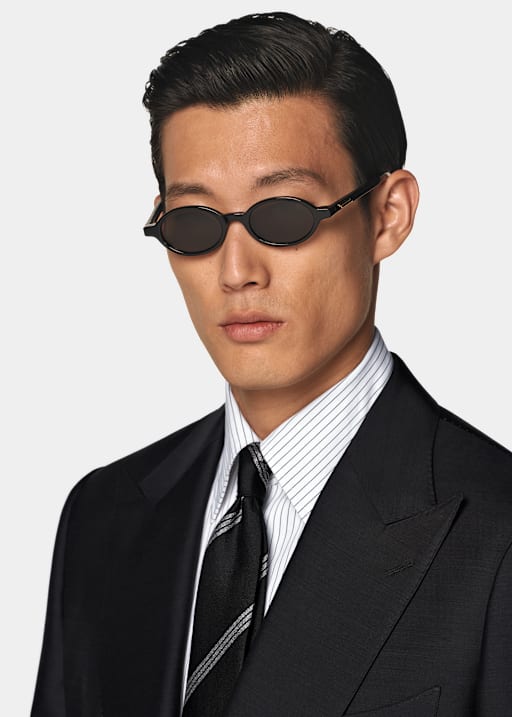 Milano 黑色合体身型西装