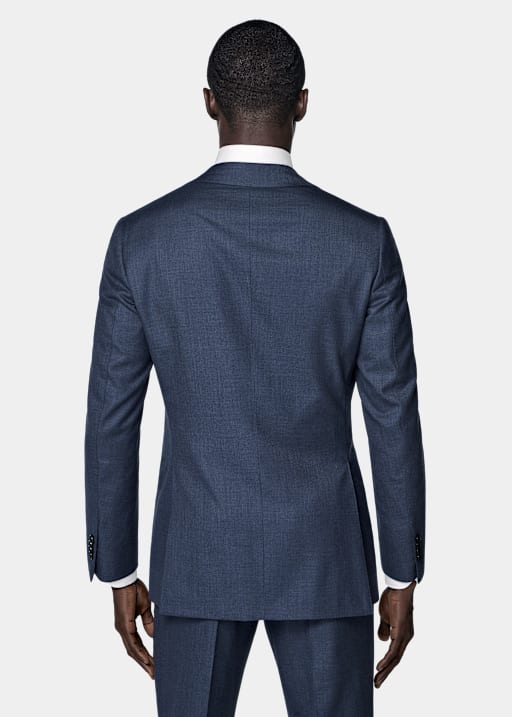 미드 블루 테일러드 핏 Havana 수트
