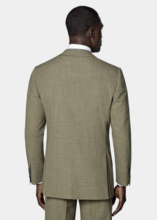 Mid Green Tailored Fit Milano Suit