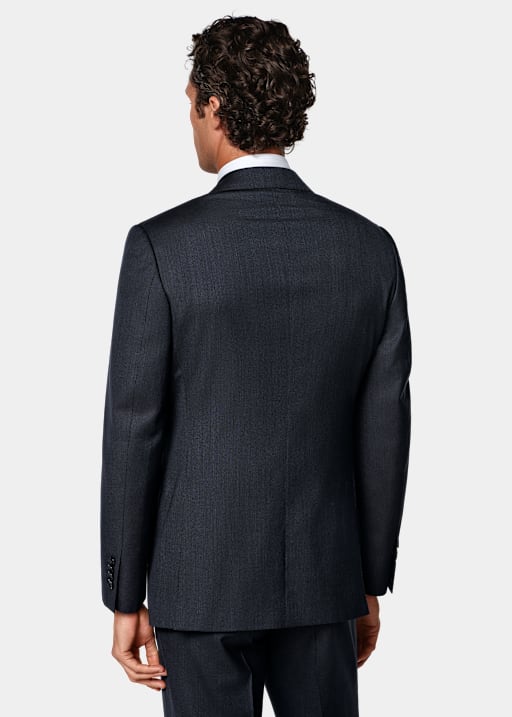 Navy Tailored Fit Havana Suit