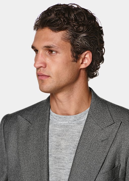 Mid Grey Tailored Fit Milano Suit