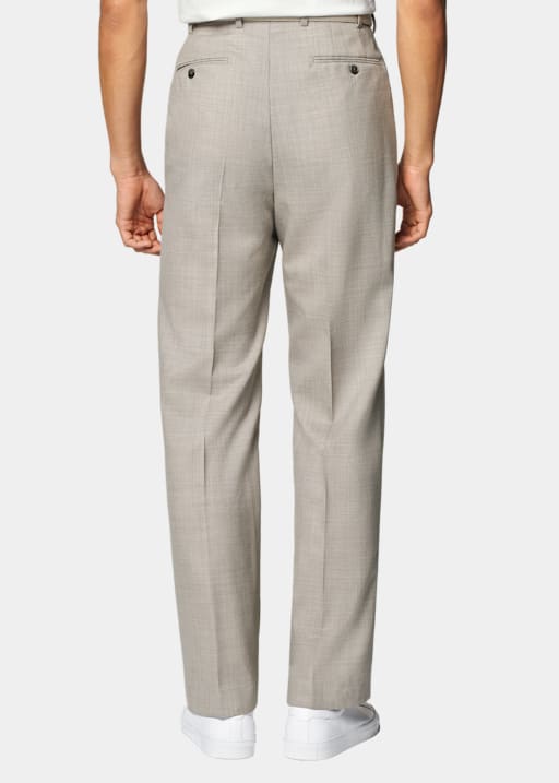 Nanushka 'Loic' pleat-front tweed trousers, Men's Clothing