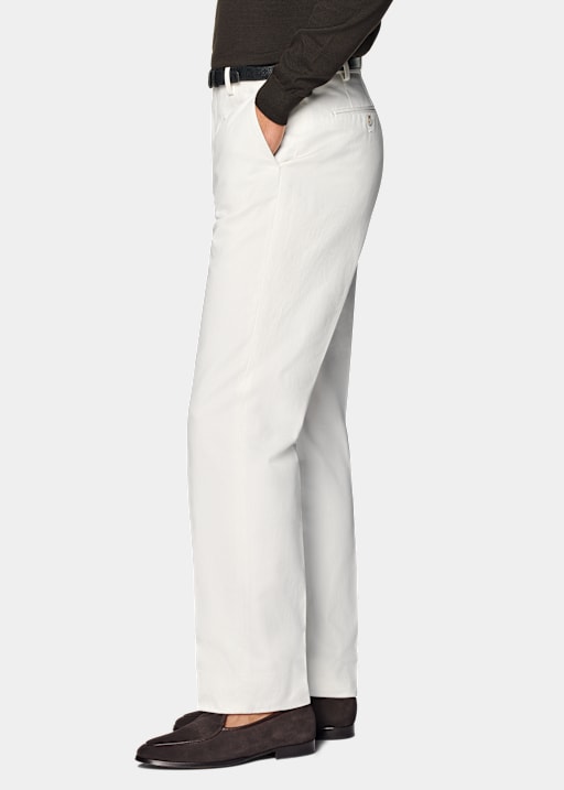Off-White Straight Leg Trousers