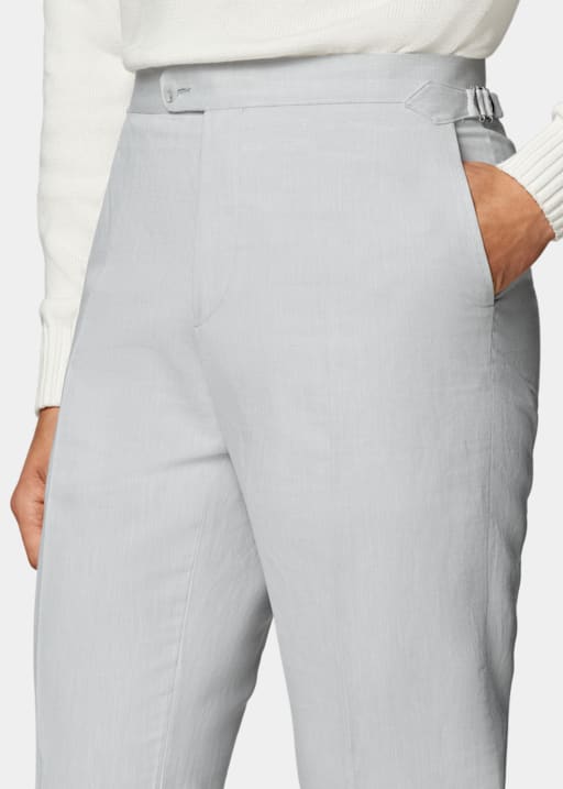 Pantalones gris claro Brescia
