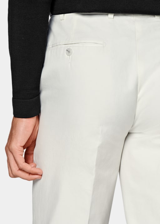 Off-White Straight Leg Trousers