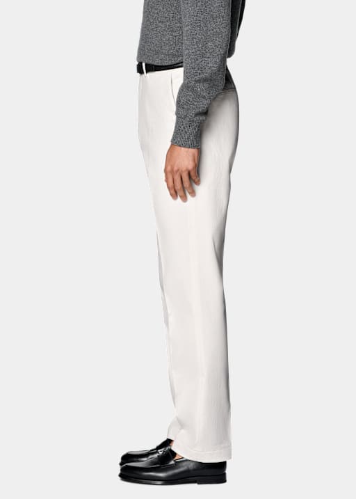 Off-White Slim Leg Straight Chinos