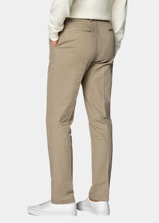 Light Brown Slim Leg Chinos