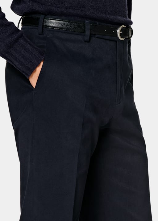Navy Milano Trousers