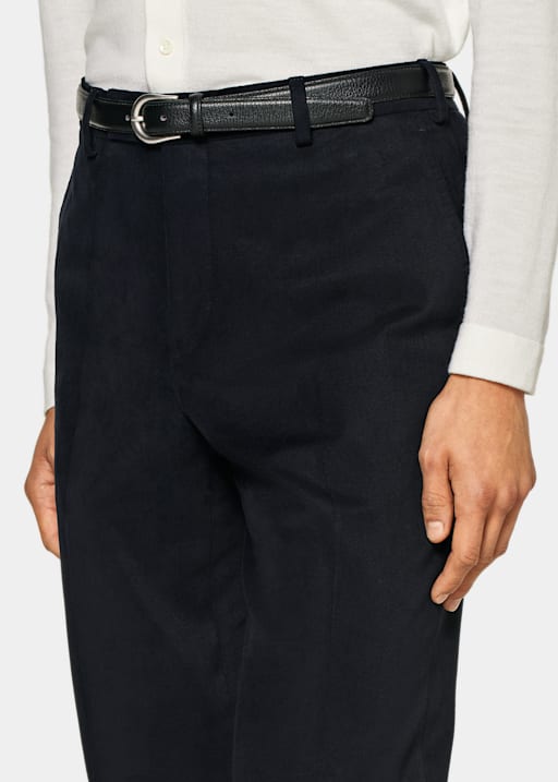 Navy Milano Trousers