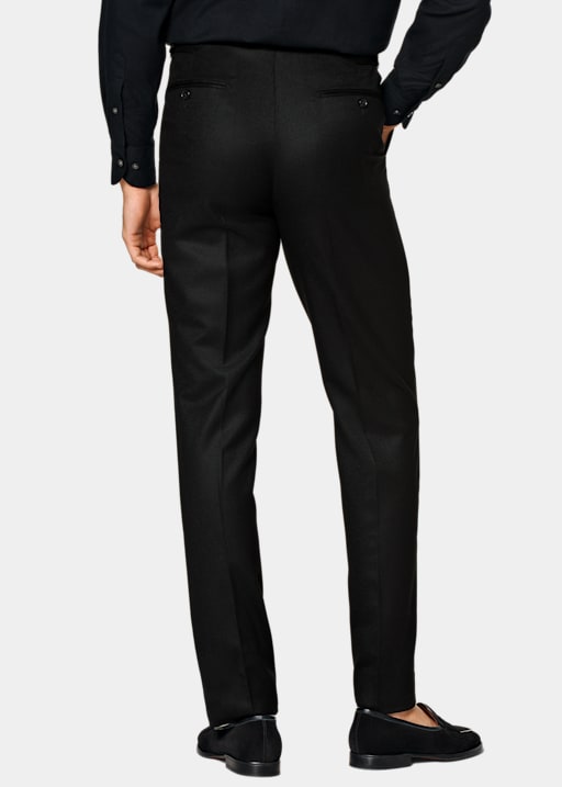 Black Brescia Trousers