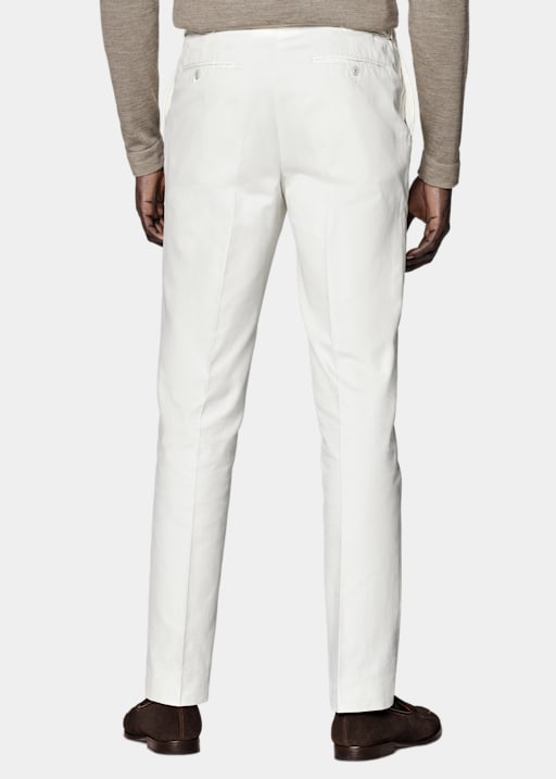 Pantalon Brescia blanc cassé