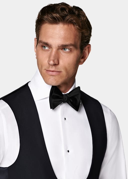 Navy Tuxedo Waistcoat