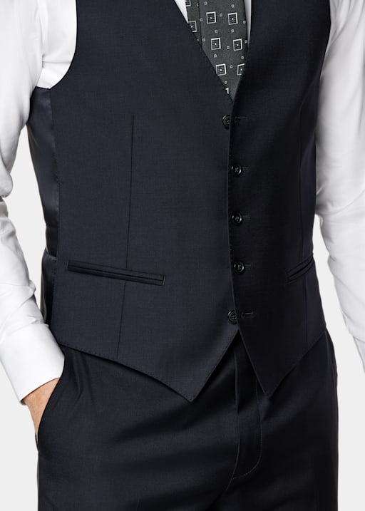 Navy Waistcoat