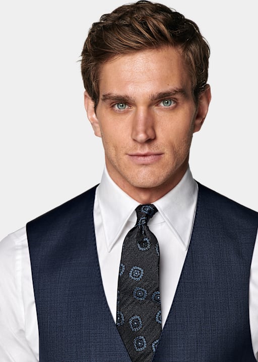Mid Blue Waistcoat