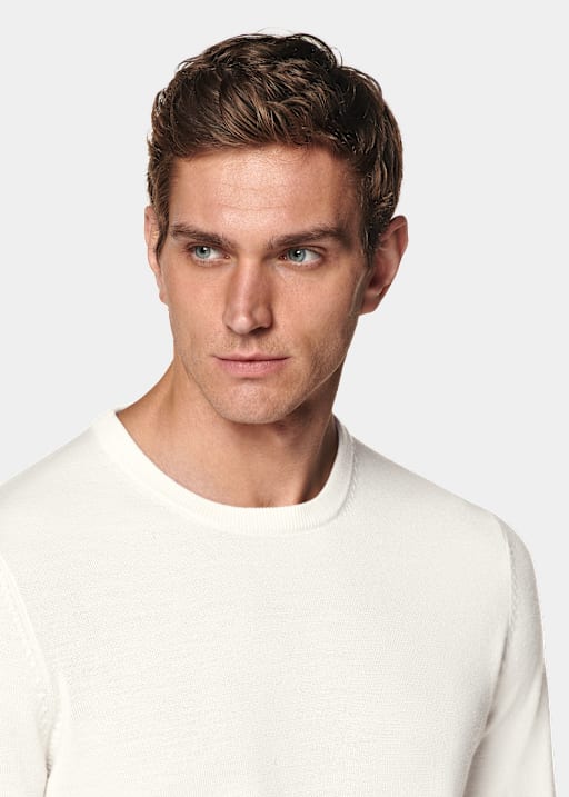 Off-White Merino Crewneck
