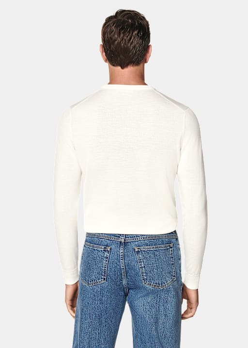 Off-White Merino Crewneck