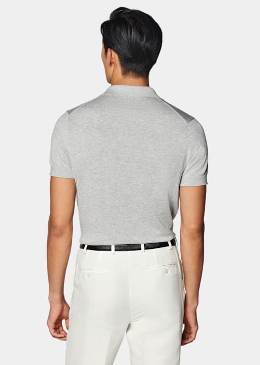 Light Grey Polo Shirt 