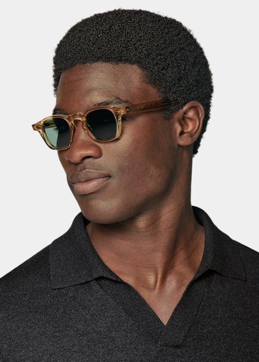 Dark Grey Buttonless Polo Shirt
