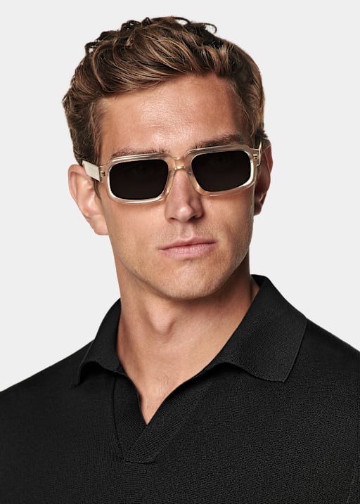 Polo negro sin botones