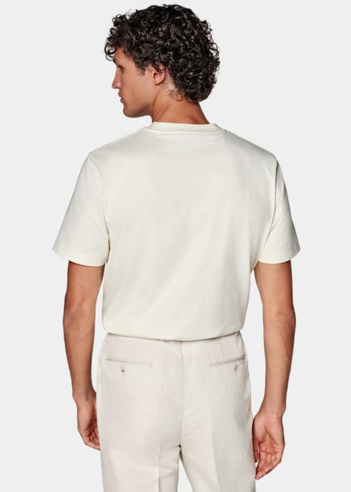 T-Shirt Rundhals off-white