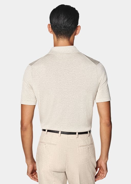 Sand Polo Cardigan