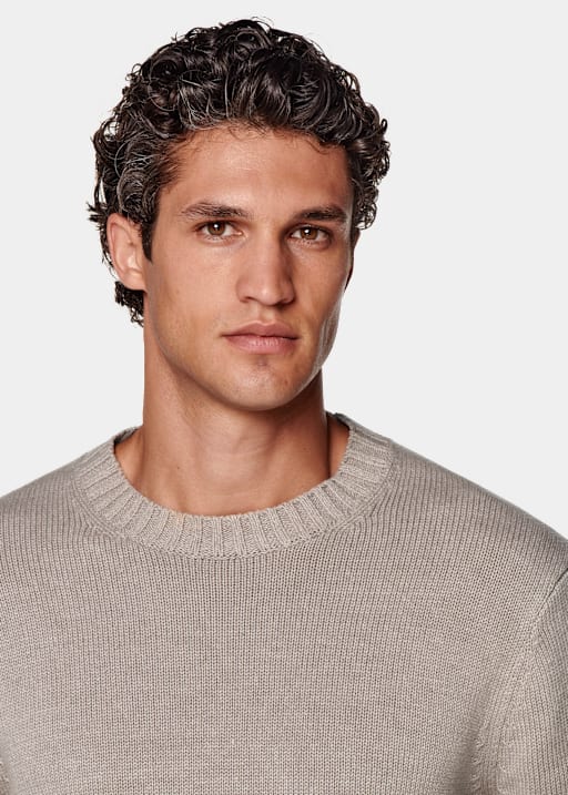 Taupe Crewneck