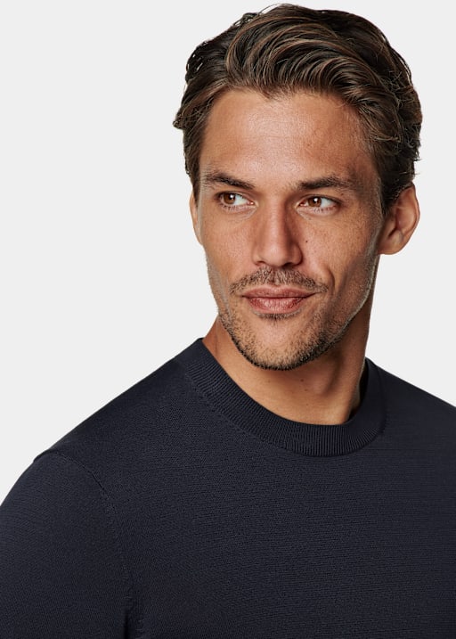 Navy Crewneck