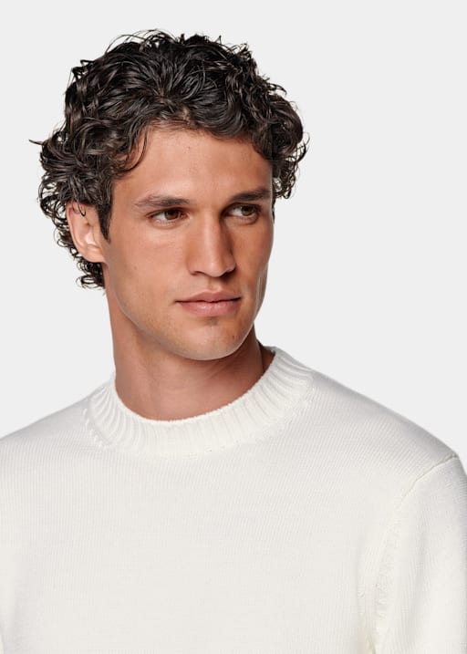 Off-White Merino Crewneck