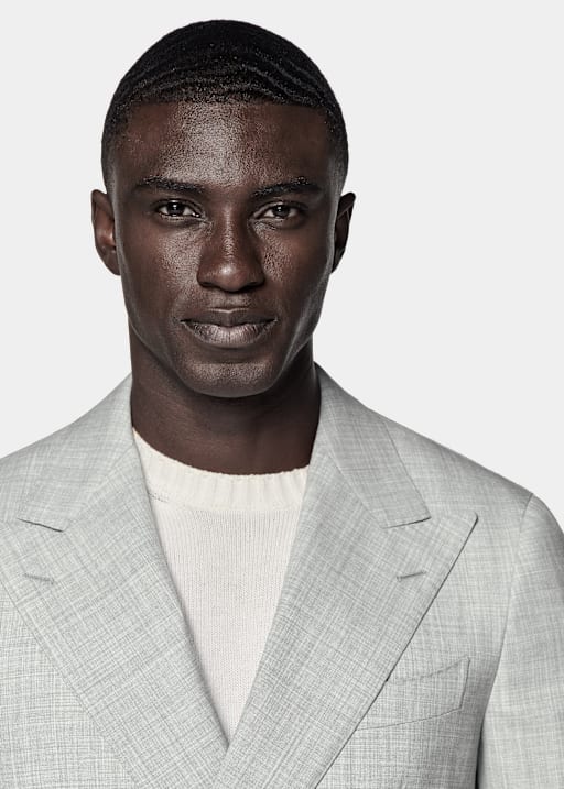 Custom Made 浅灰色西装