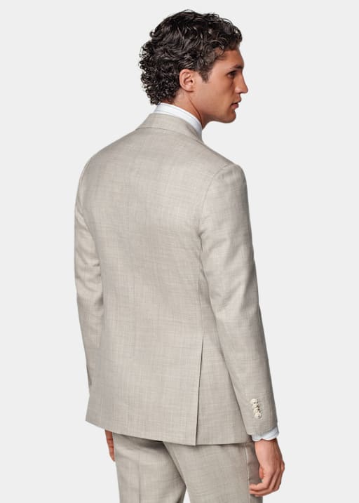 Light Brown Custom Made Suit