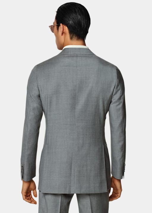 Costume Havana coupe Tailored gris clair