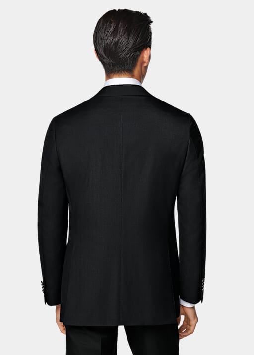 Black Tailored Fit Havana Suit