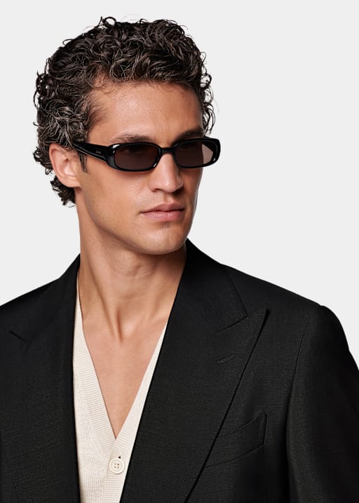 Traje Milano negro corte Tailored