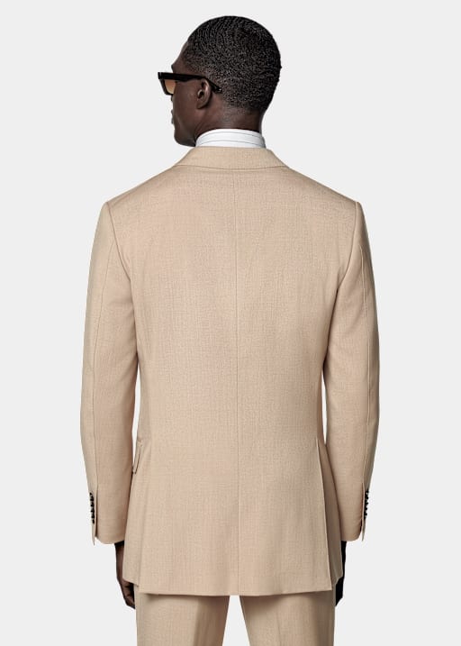 Mid Brown Tailored Fit Milano Suit
