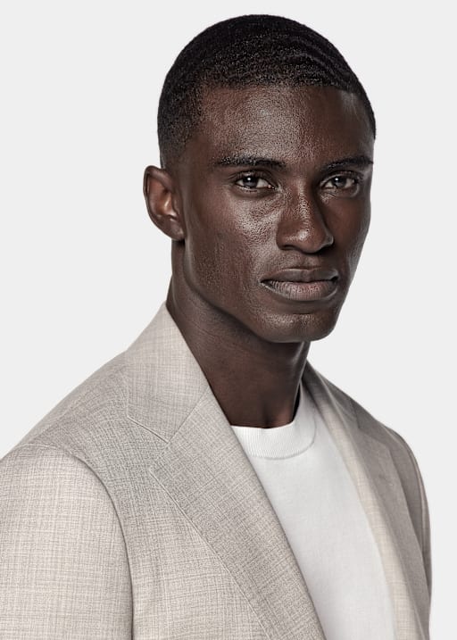Traje Perennial Havana marrón claro corte Tailored