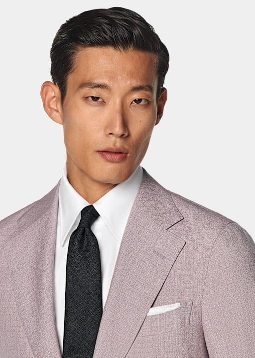 Traje Havana morado corte Tailored