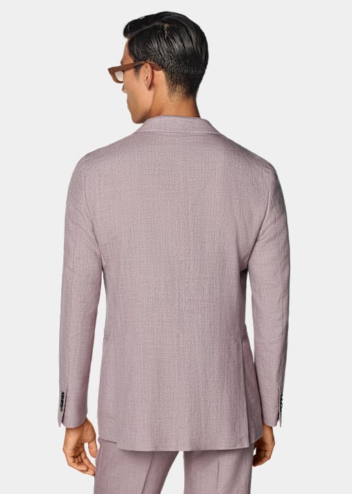Traje Havana morado corte Tailored