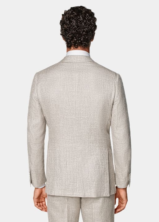 Traje Havana gris topo claro corte Tailored