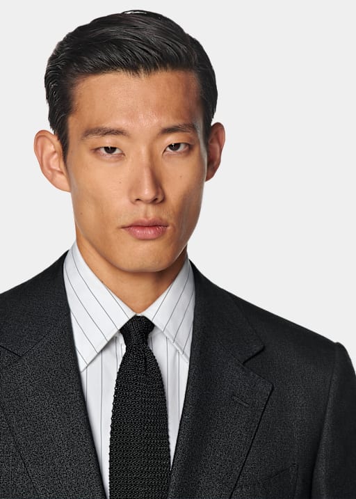 Black Tailored Fit Milano Suit