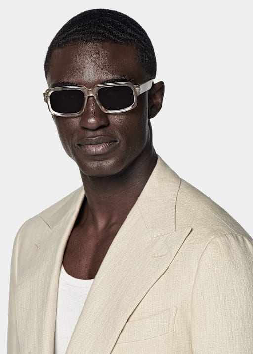 Sand Tailored Fit Havana Suit