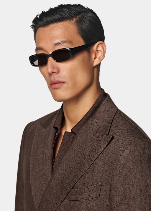 Mid Brown Tailored Fit Milano Suit