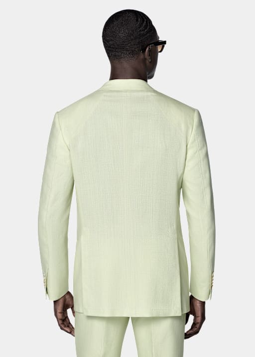 Light Green Tailored Fit Milano Suit