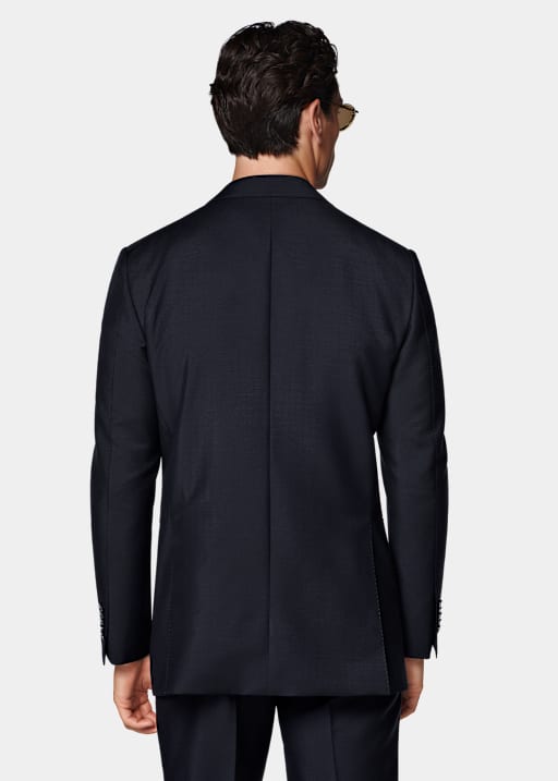 Milano 藏青色合体身型西装