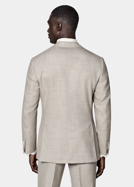 Traje Perennial Havana marrón claro corte Tailored