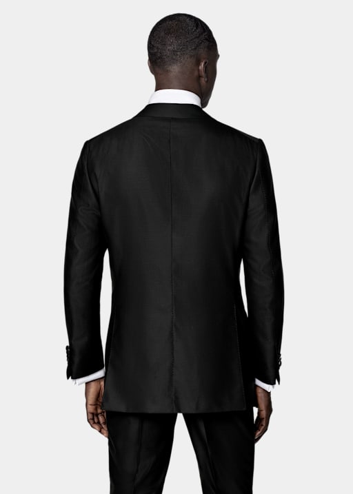 Esmoquin Milano negro corte Tailored