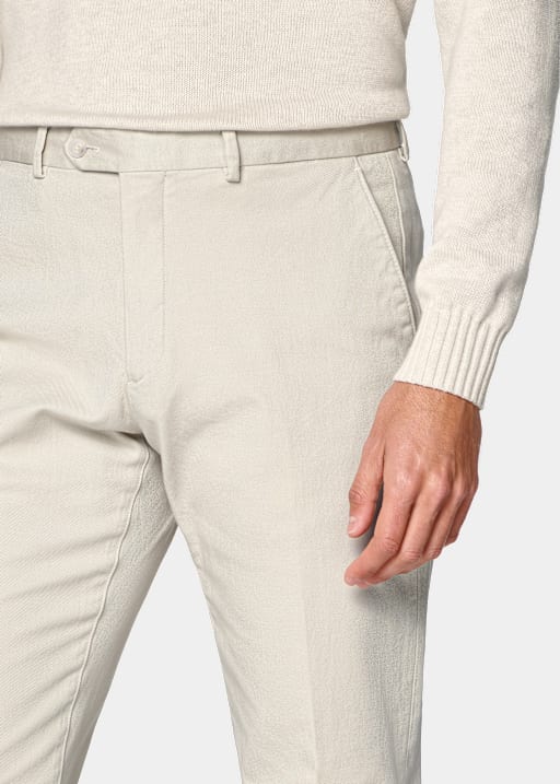 Sand Slim Leg Straight Chinos