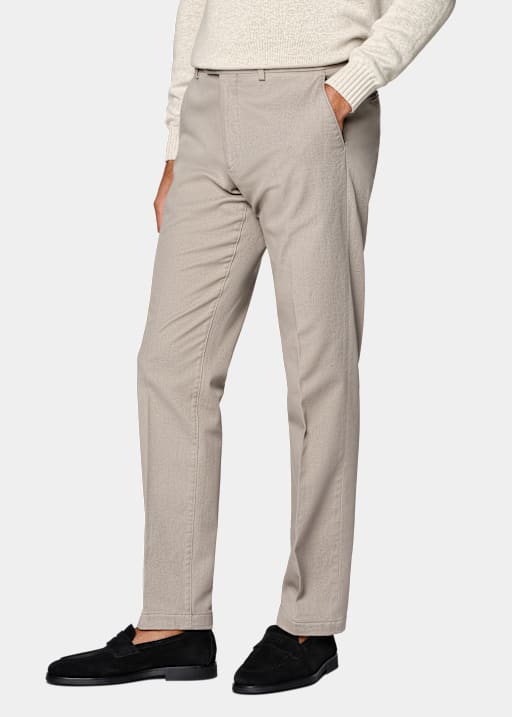 Chino taupe Slim Leg Straight