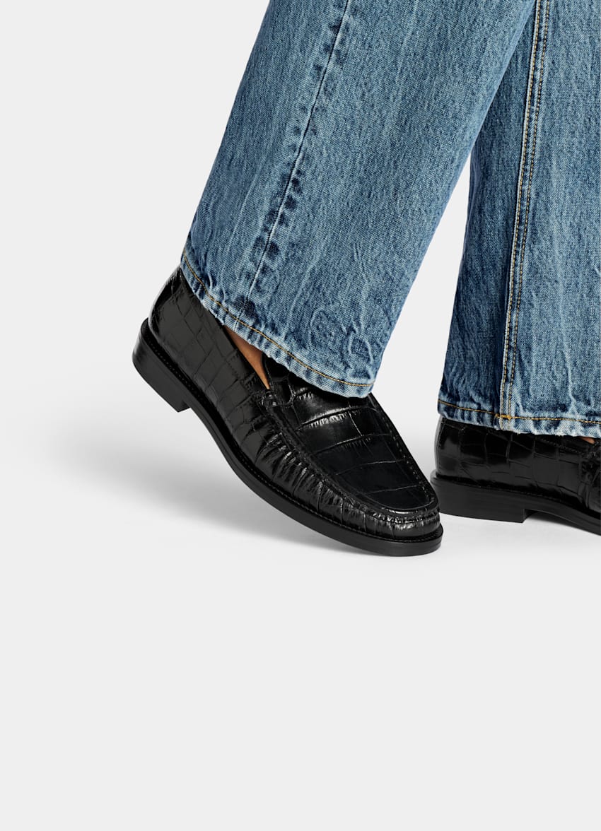 SUITSUPPLY Leather Black Loafer