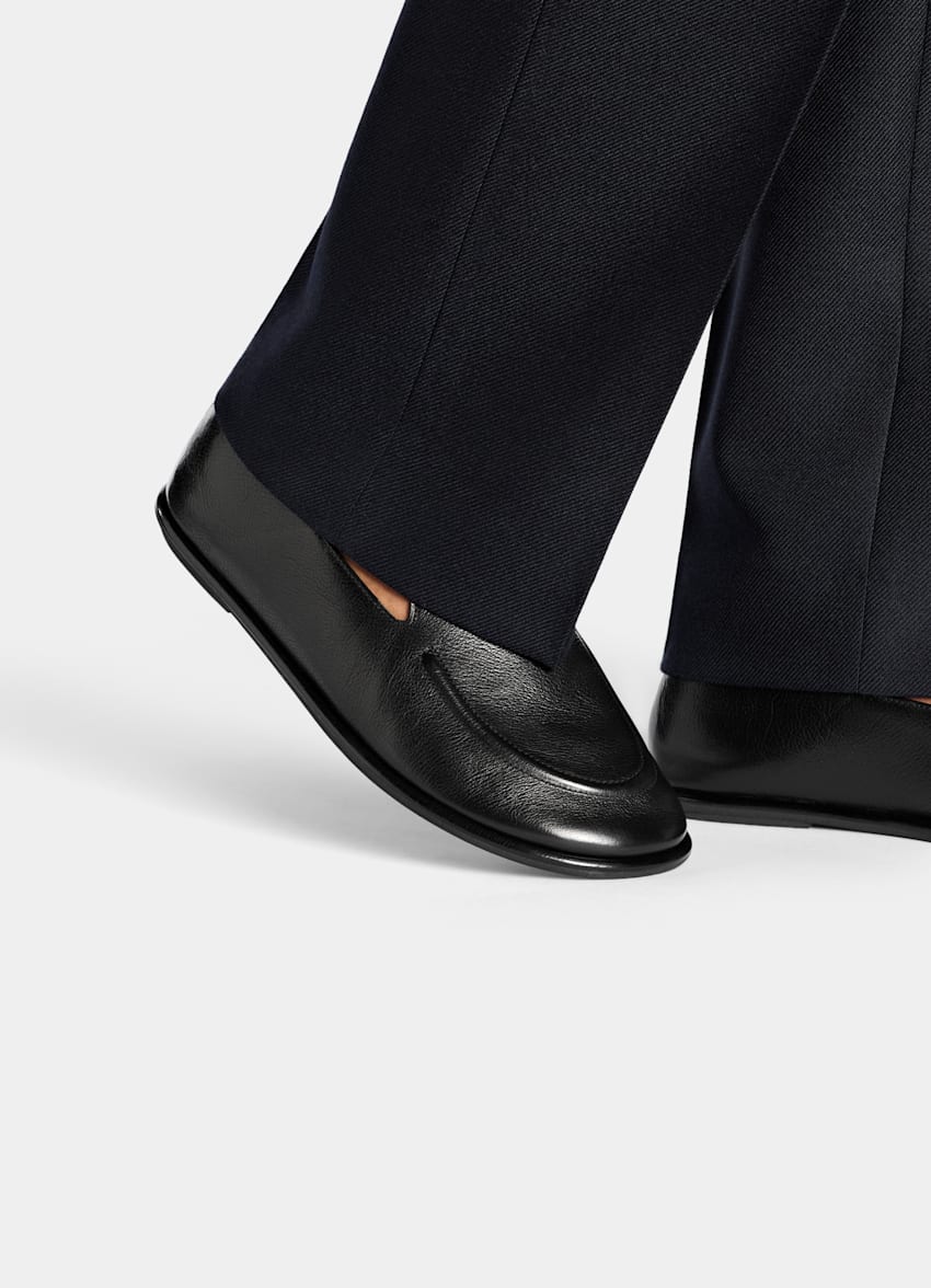 SUITSUPPLY Leather Black Loafer