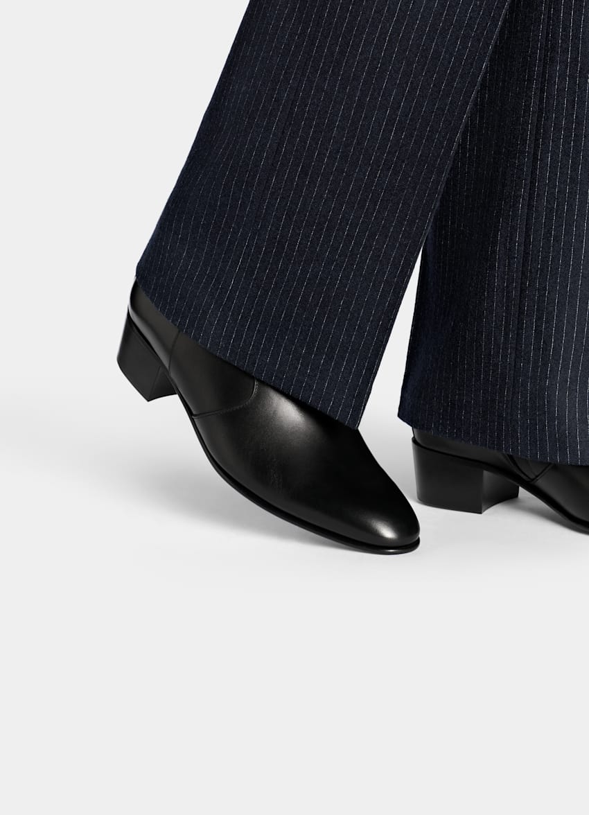 SUITSUPPLY Leather Black Boot